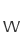 w