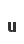 u