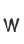 w