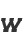 W