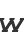 W