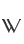 W