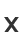 x