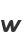 w