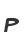 P