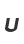 U