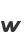 w