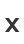 X