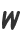 w