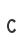 c