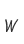 w