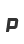 p