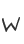 w