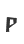 P