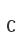 C