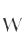 W