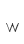 w