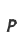 P