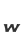 w