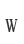 w