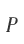 P