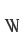 w