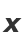 x