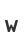 w